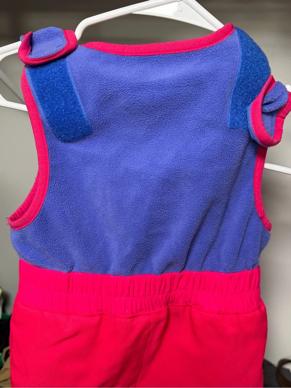 Columbia 3T Kids Pink and Blue Insulated Snow Overalls EUC